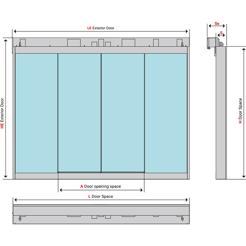 Four wings door 2174